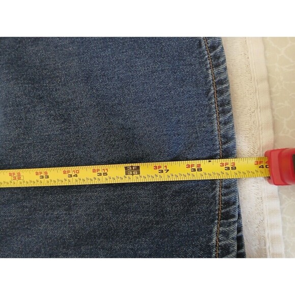 Aeropostale Women Jeans High Rise Baggy Wide Leg Size 14 SHORT Hippie Streetwear - Picture 12 of 16